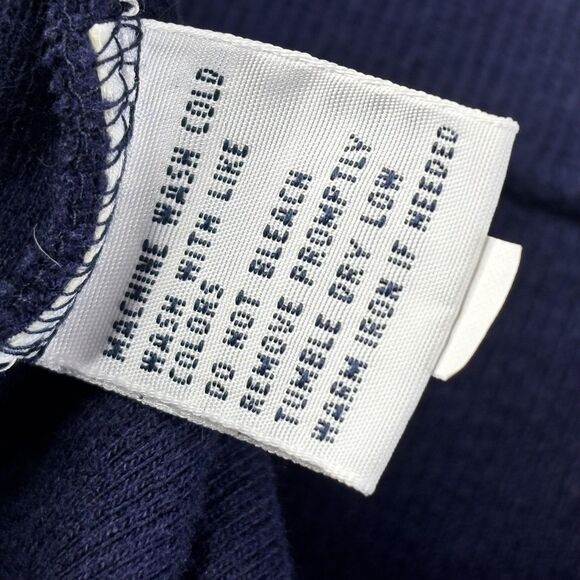 Polo Ralph Lauren Sweater Mens XL Blue Half Zip Pullover Cotton Knit Pony Logo - Picture 9 of 11